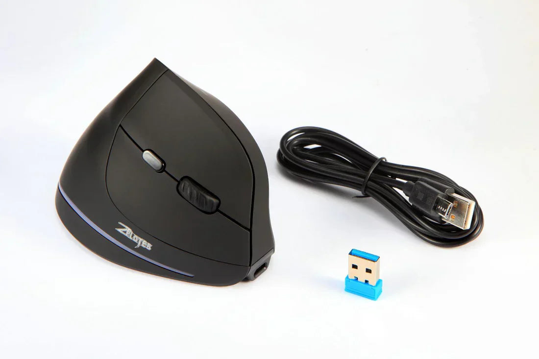 Wireless Charging Mouse 6-Button Vertical Gaming Mouse F35