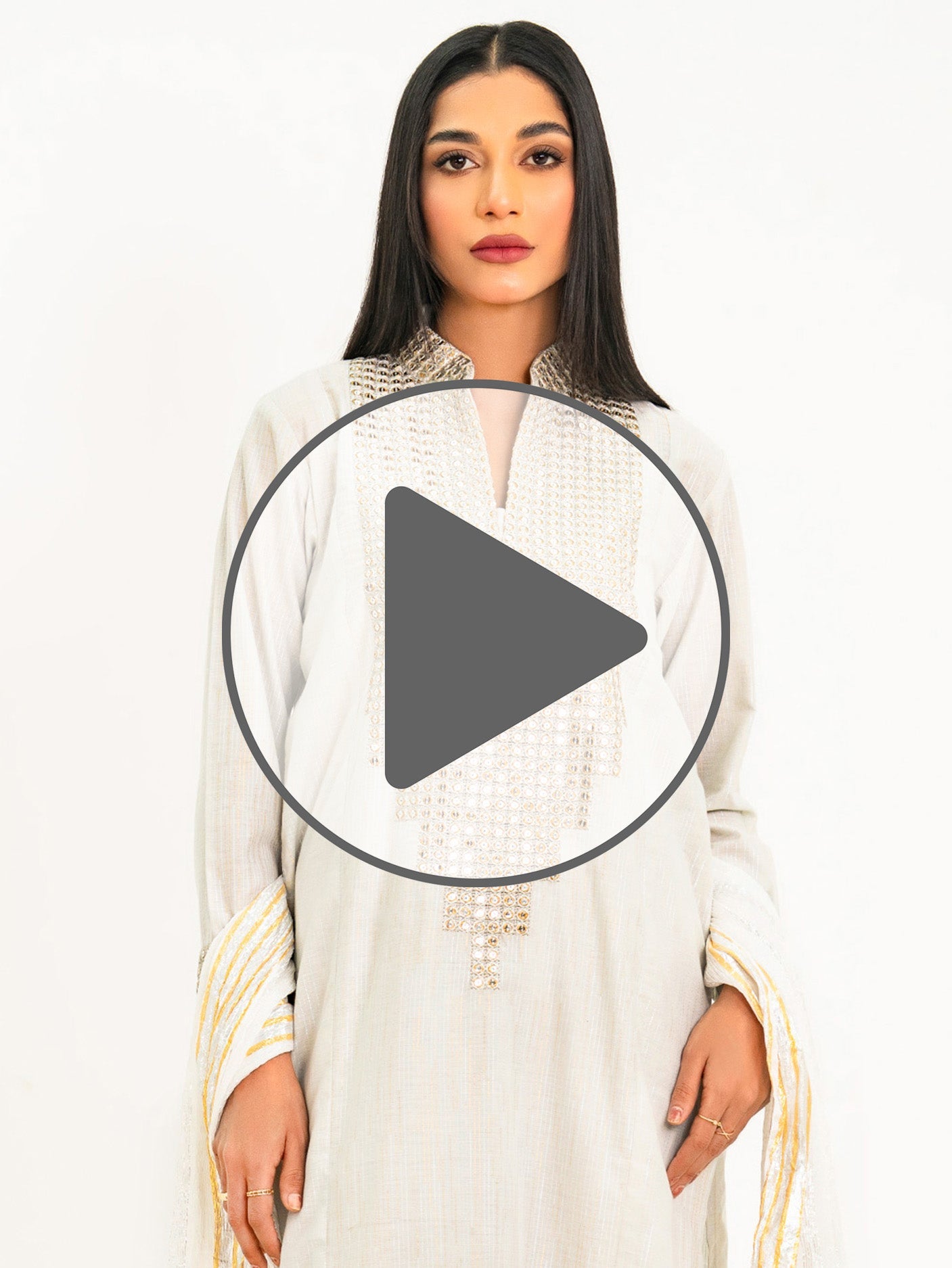 3 Piece Missouri Suit-Embroidered (Pret)