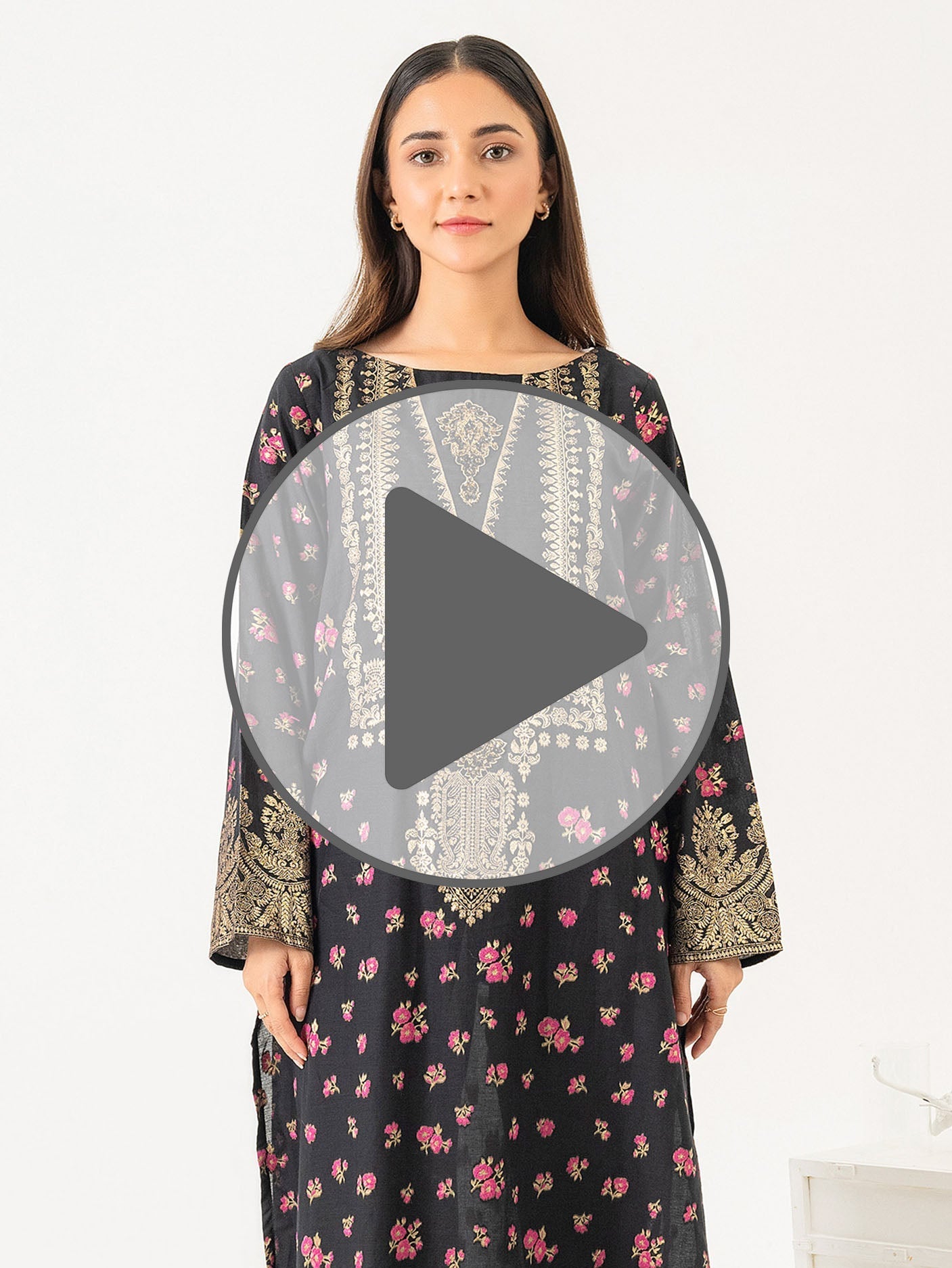 Jacquard Shirt-Embellished(Pret)