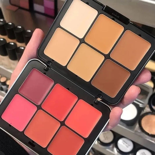 Ultra HD Creamy Blush and Concealer Face Makeup Cream Blush Pallate