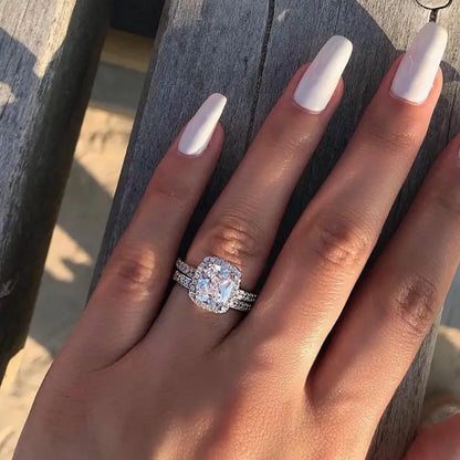 Shiny Rings with Golden Inlays