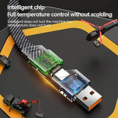 4-in-1 Multifunction USB Charging Cable 65W