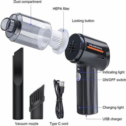 Portable 3 in 1 Vacuum Cleaner Rechargeable