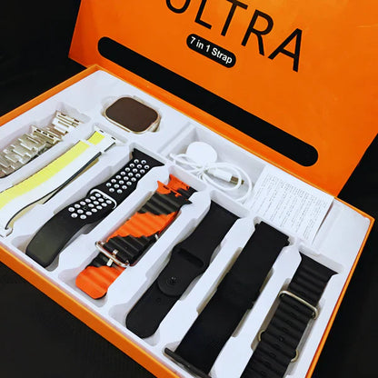 7-in-1 Ultra 2.01 Big Display Smartwatch
