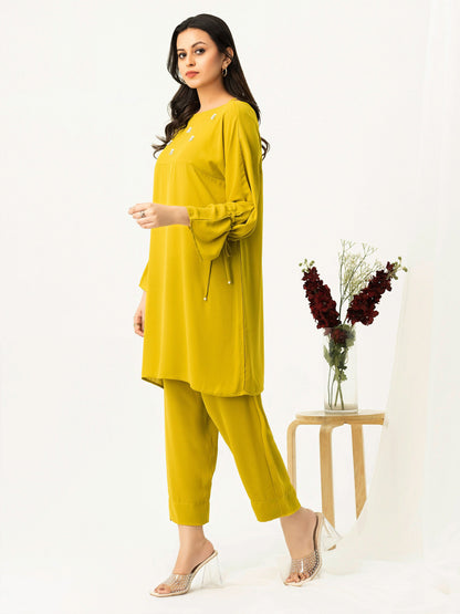 2 Piece Grip Suit-Dyed & Embellished (Pret)