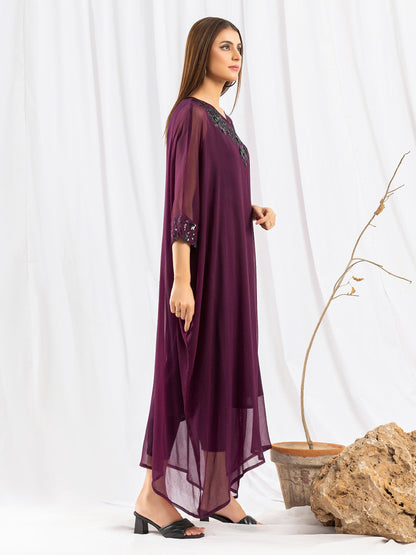 Chiffon Kaftan-Embellished (Pret)