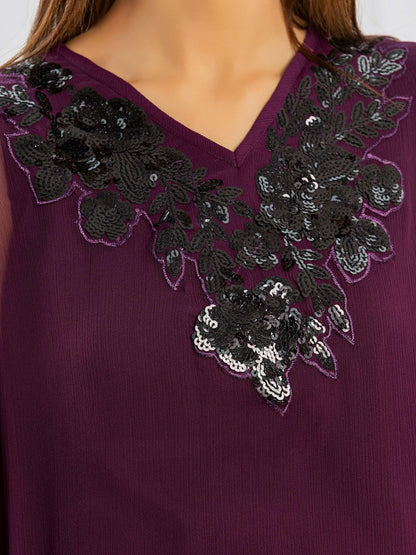 Chiffon Kaftan-Embellished (Pret)