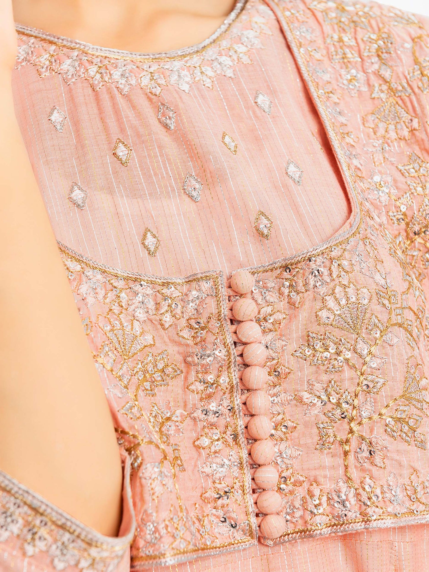 2 Piece Yarn Dyed Suit-Embroidered (Pret)