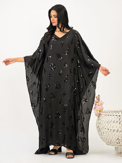 Silk Kaftan-Embellished (Pret)