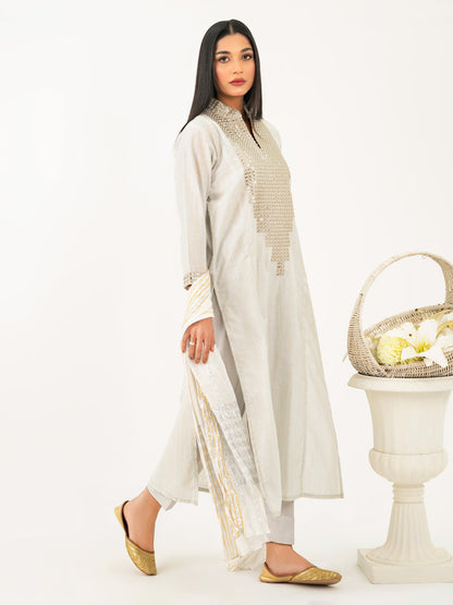 3 Piece Missouri Suit-Embroidered (Pret)