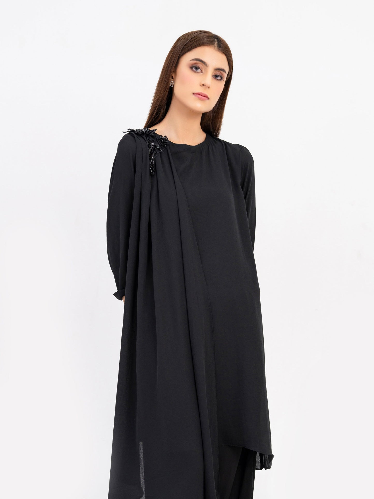 2 Piece Georgette Suit-Embellished(Pret)