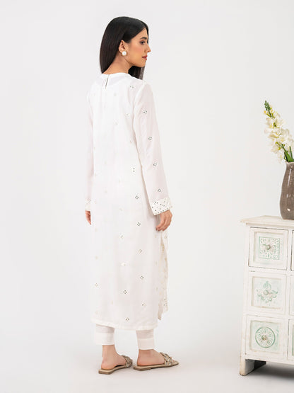 Georgette Shirt-Embroidered (Pret)
