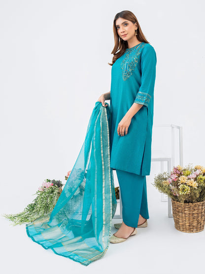 3 Piece Lawn Suit-Embroidered (Pret)