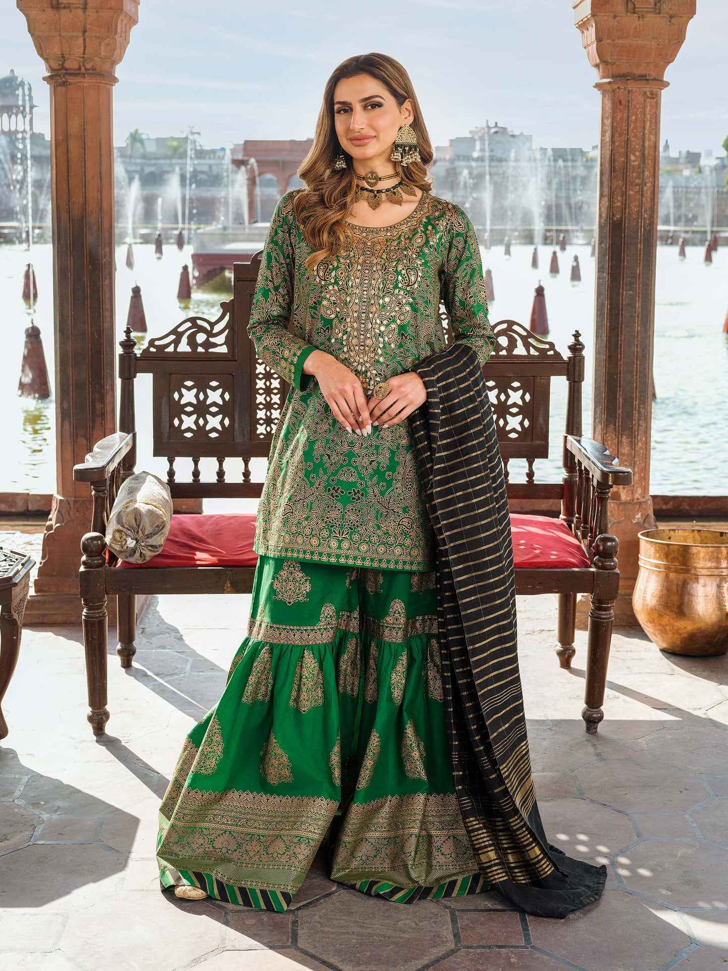 3 Piece Lawn Suit-Embellished (Pret)