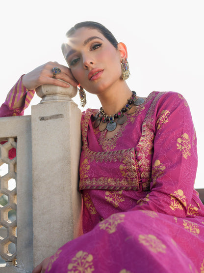 Cambric Pishwas-Embroidered (Pret)