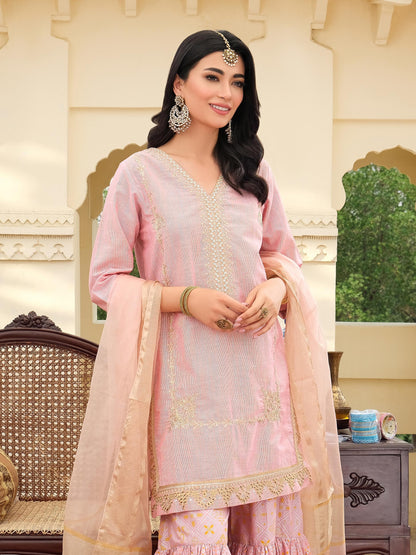 3 Piece Missouri Suit-Embroidered (Pret)