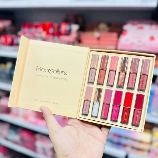 12 pcs Mocallure Lip Gloss