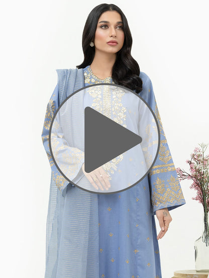 2 Piece Lawn Suit-Embroidered (Pret)