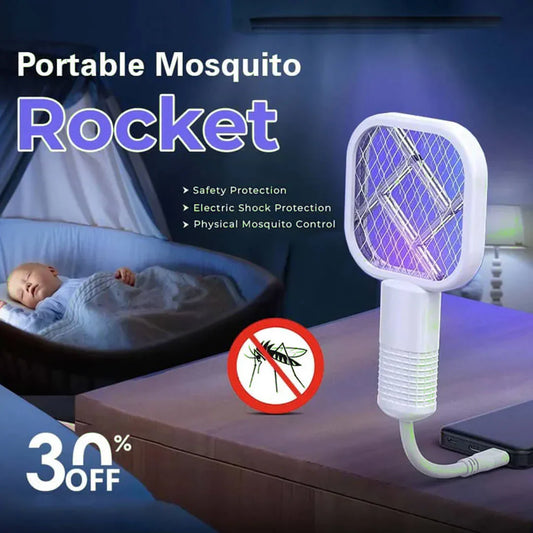 Mini USB Electric Mosquito Racket – Random Color