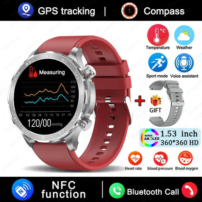 Huawei AMOLED HD Large Screen Heart Rate NFC IP68 Waterproof GPS Sports Smart Watch