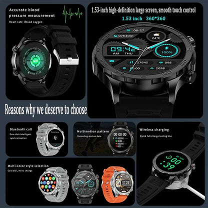 Huawei AMOLED HD Large Screen Heart Rate NFC IP68 Waterproof GPS Sports Smart Watch