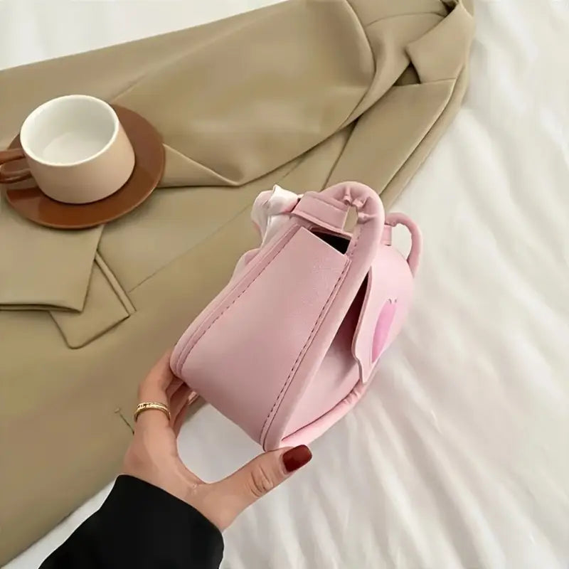 Heart-Shaped Vintage Sling Bag for Women