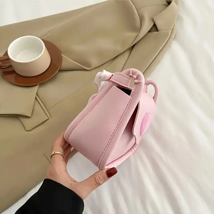 Heart-Shaped Vintage Sling Bag for Women