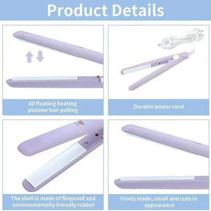 Mini Portable Hair Straightener For Women